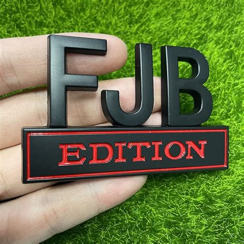Elevate your style with these 3" wide by 2" high 3D <b>FJB</b> <b>Emblems</b>. . Fjb edition truck emblem meaning